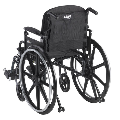 Drive Medical 14300 Adjustable Tension Back Cushion for 16"-21" Wheelchairs